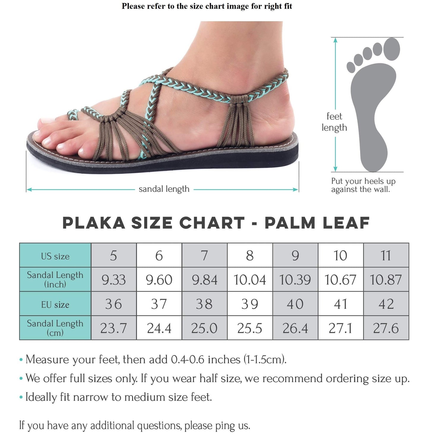 Plaka Flat Sandals for Women Palm Leaf