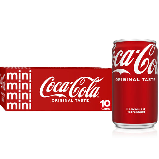 Mini-canette de Coca-Cola 7,5 oz, paquet de 10 