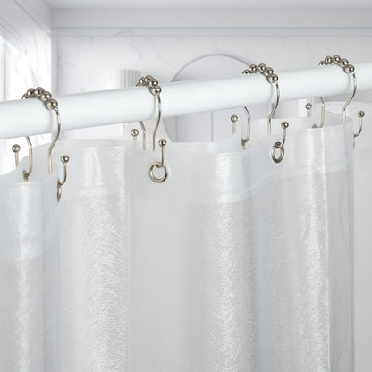 2-Pack Shower Curtain Hooks –12-Piece Each