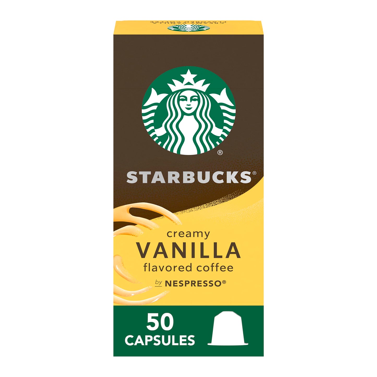 Pack de 50 dosettes de café Starbucks par Nespresso Original Line Variety Pack 