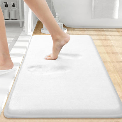 Smiry Memory Foam Bath Mat – Ultra Soft, Absorbent, Non-Slip Rug for Bathroom