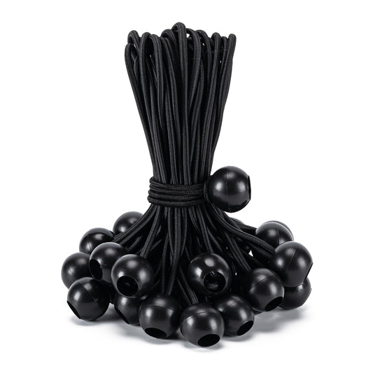 Ball Bungee Cords – 30 Pack Heavy-Duty Tarp & Canopy Tie-Downs for Outdoor Use