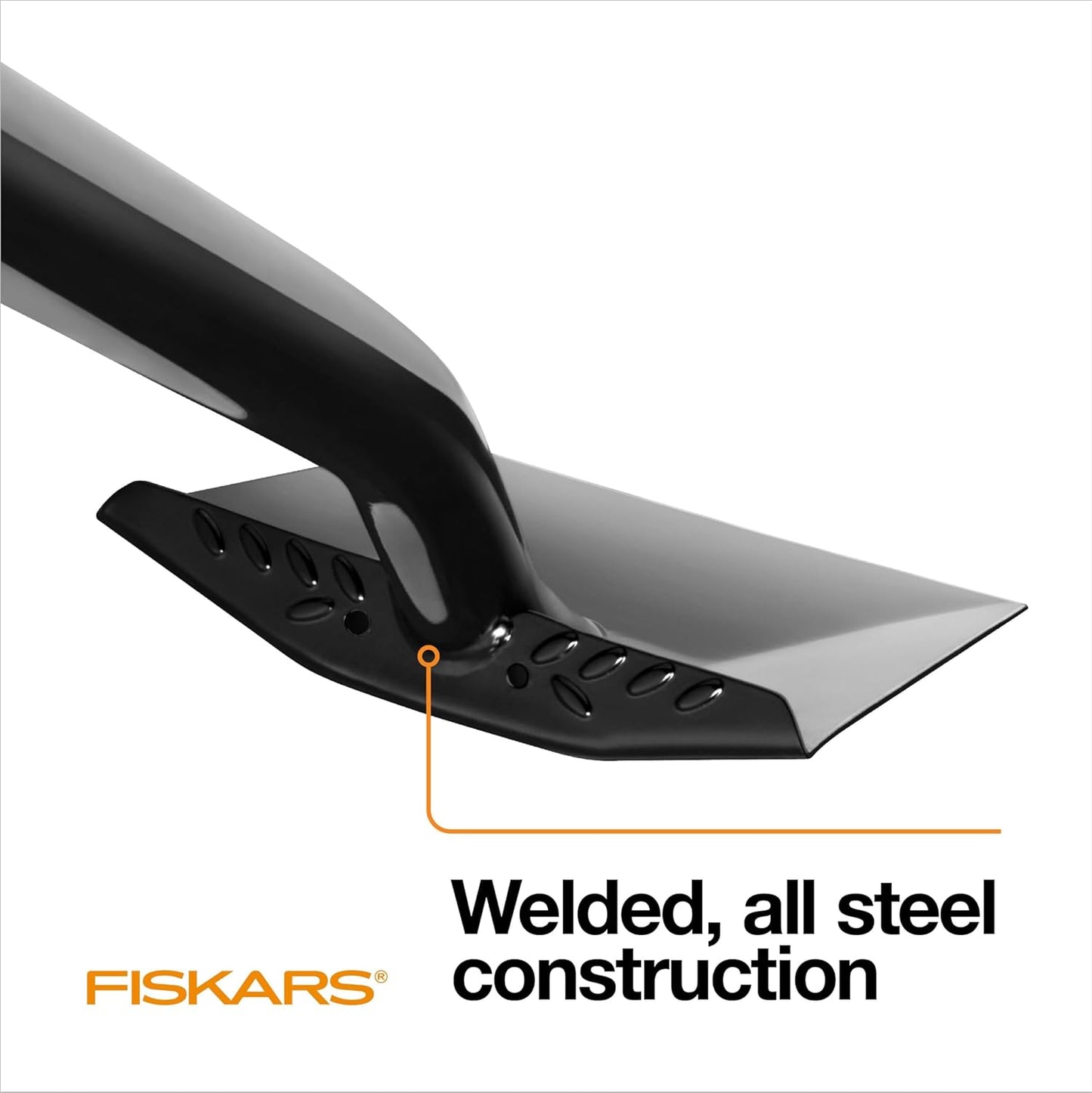 46 in Steel Flat Spade Garden Shovel with Ergonomic D-Handle