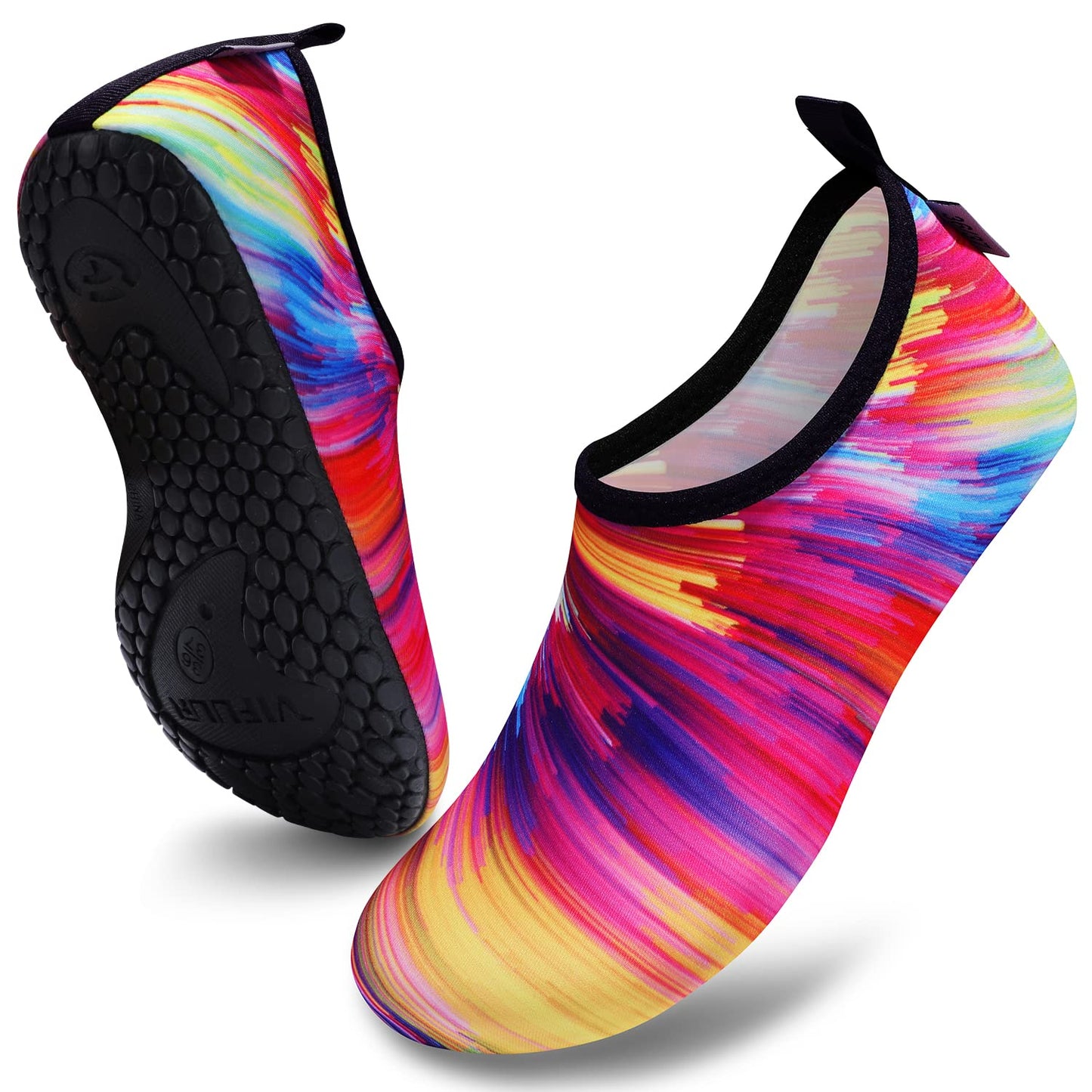 VIFUUR Wassersportschuhe Barfuß Schnelltrocknende Aqua-Yoga-Socken Slip-on für Männer Frauen