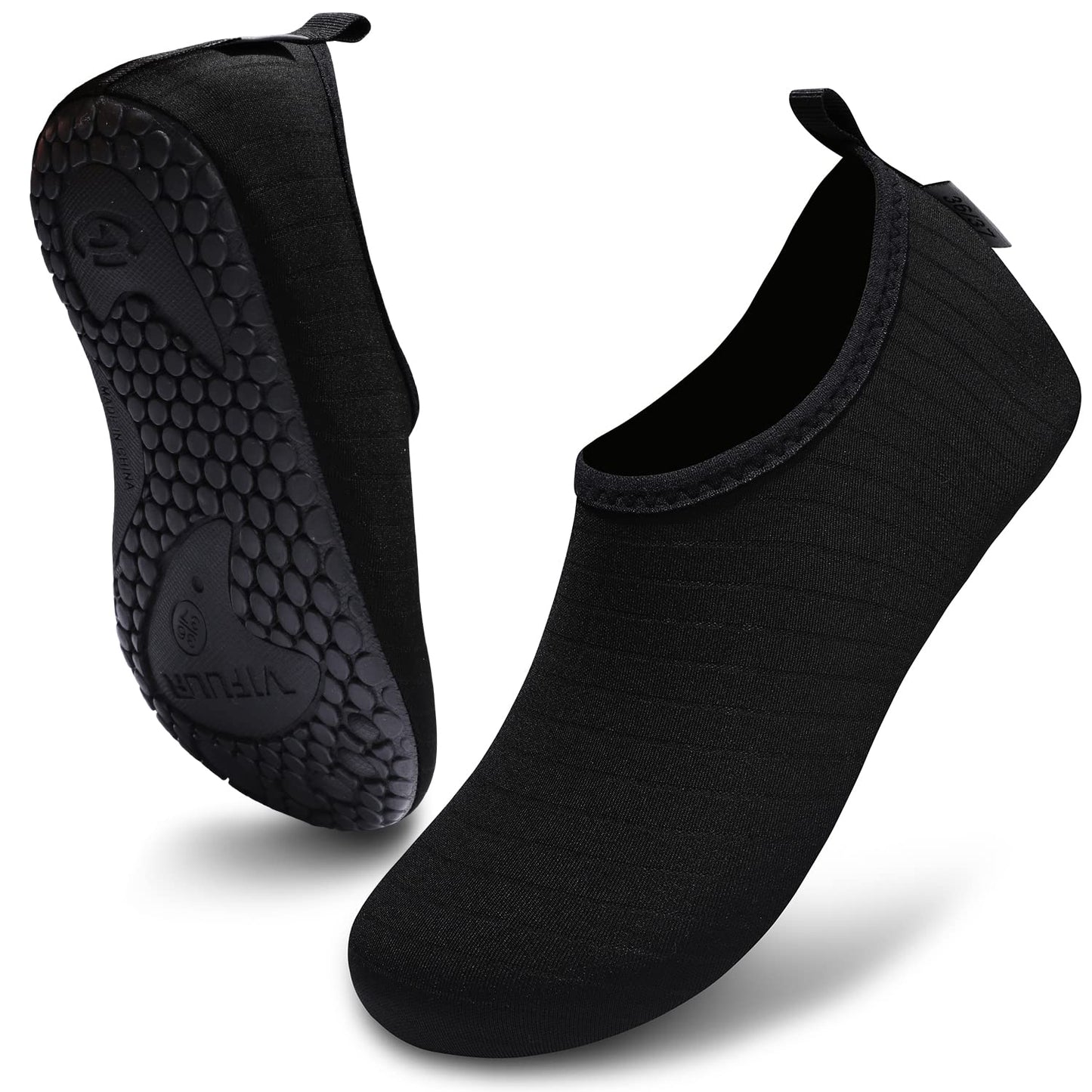 VIFUUR Water Sports Shoes Barefoot Quick-Dry Aqua Yoga Socks Slip-on for Men Women