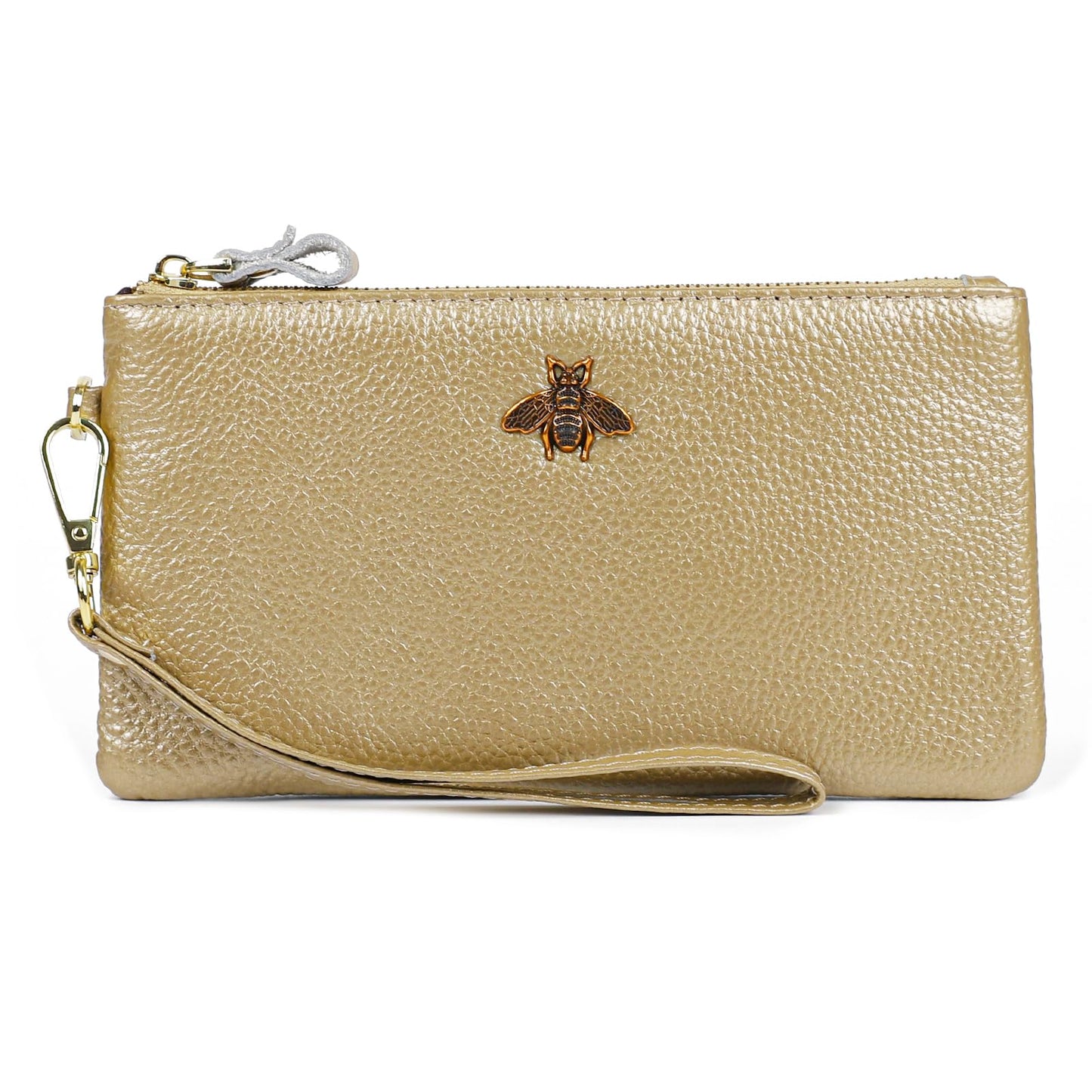 imeetu Damen-Handgelenk-Clutch, Leder, Handy-Geldbörse, Handtasche mit Handschlaufe