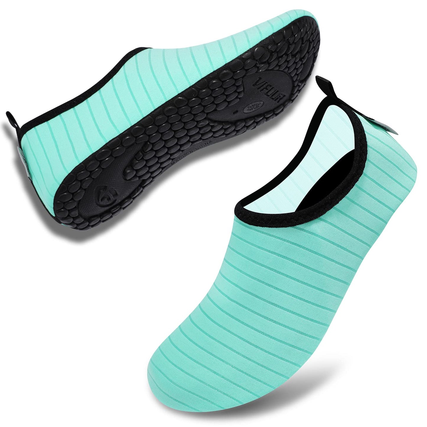 VIFUUR Water Sports Shoes Barefoot Quick-Dry Aqua Yoga Socks Slip-on for Men Women