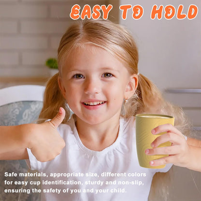Homienly Wheat Straw Cups – Reusable, Unbreakable, Tumblers, Stackable & Dishwasher Safe