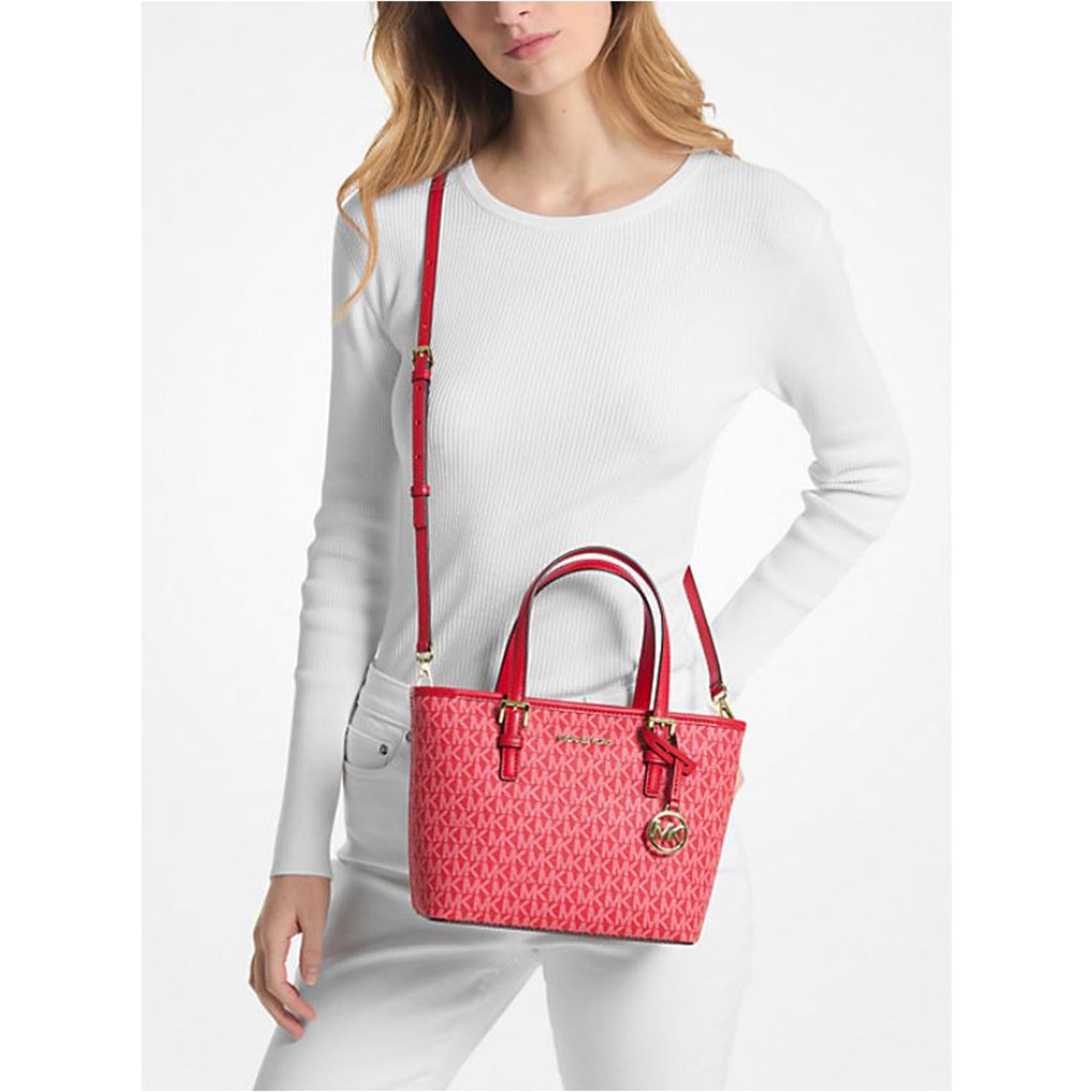 Sac à bandoulière Michael Kors, rose électrique multicolore 