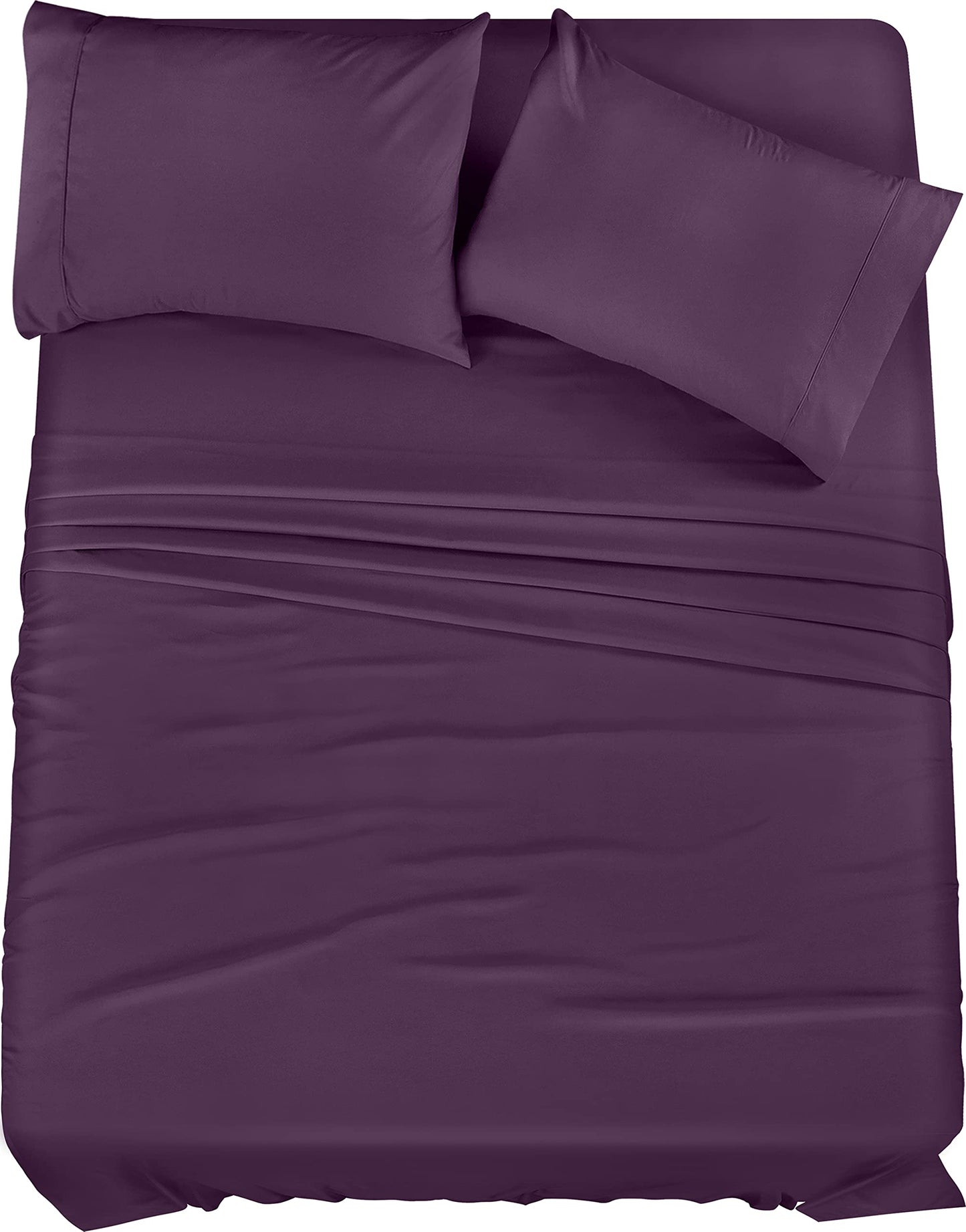 Utopia Bedding Full Bed Sheets Set - 4 Piece Bedding - Brushed Microfiber - Shrinkage and Fade Resistant - Easy Care TWIN