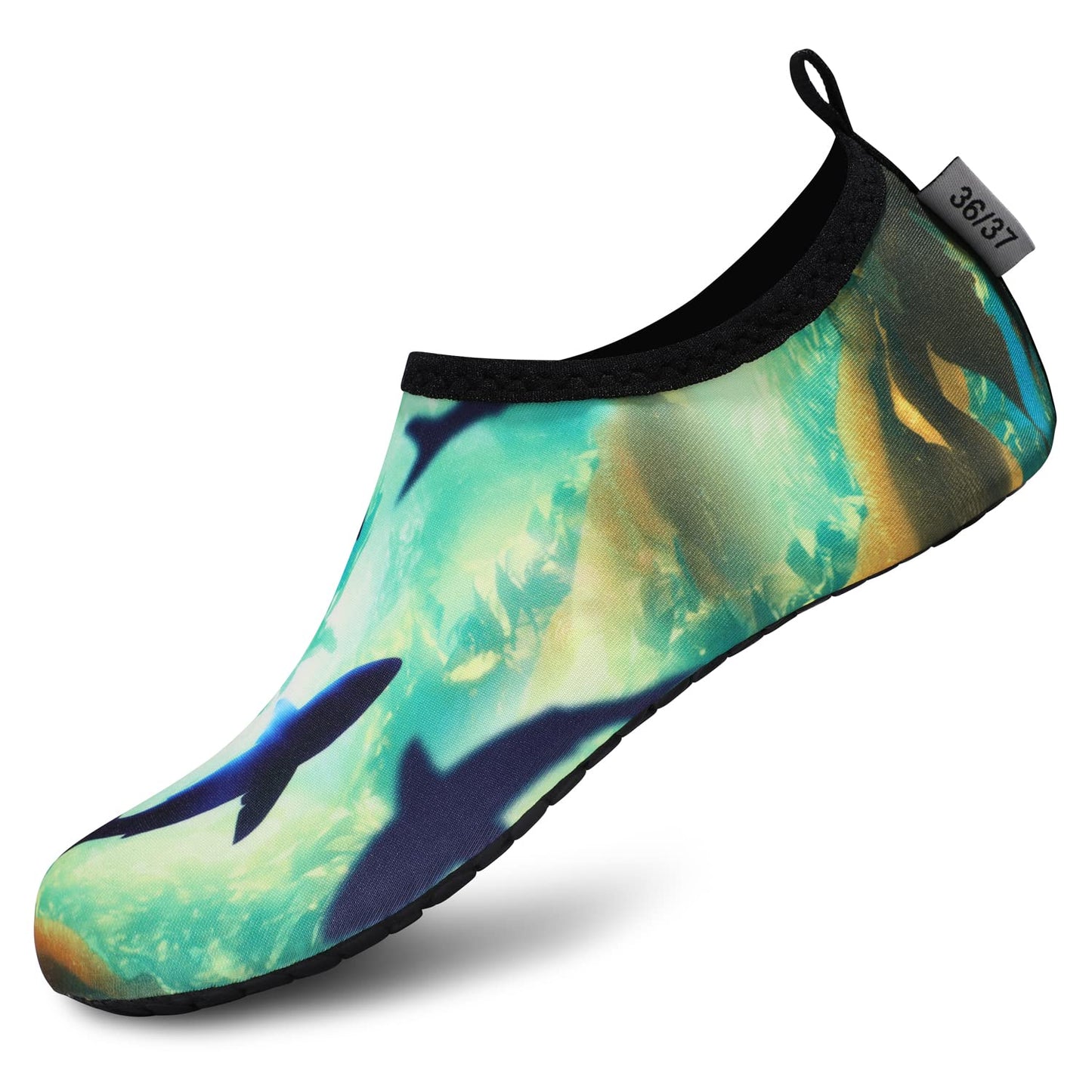 VIFUUR Wassersportschuhe Barfuß Schnelltrocknende Aqua-Yoga-Socken Slip-on für Männer Frauen