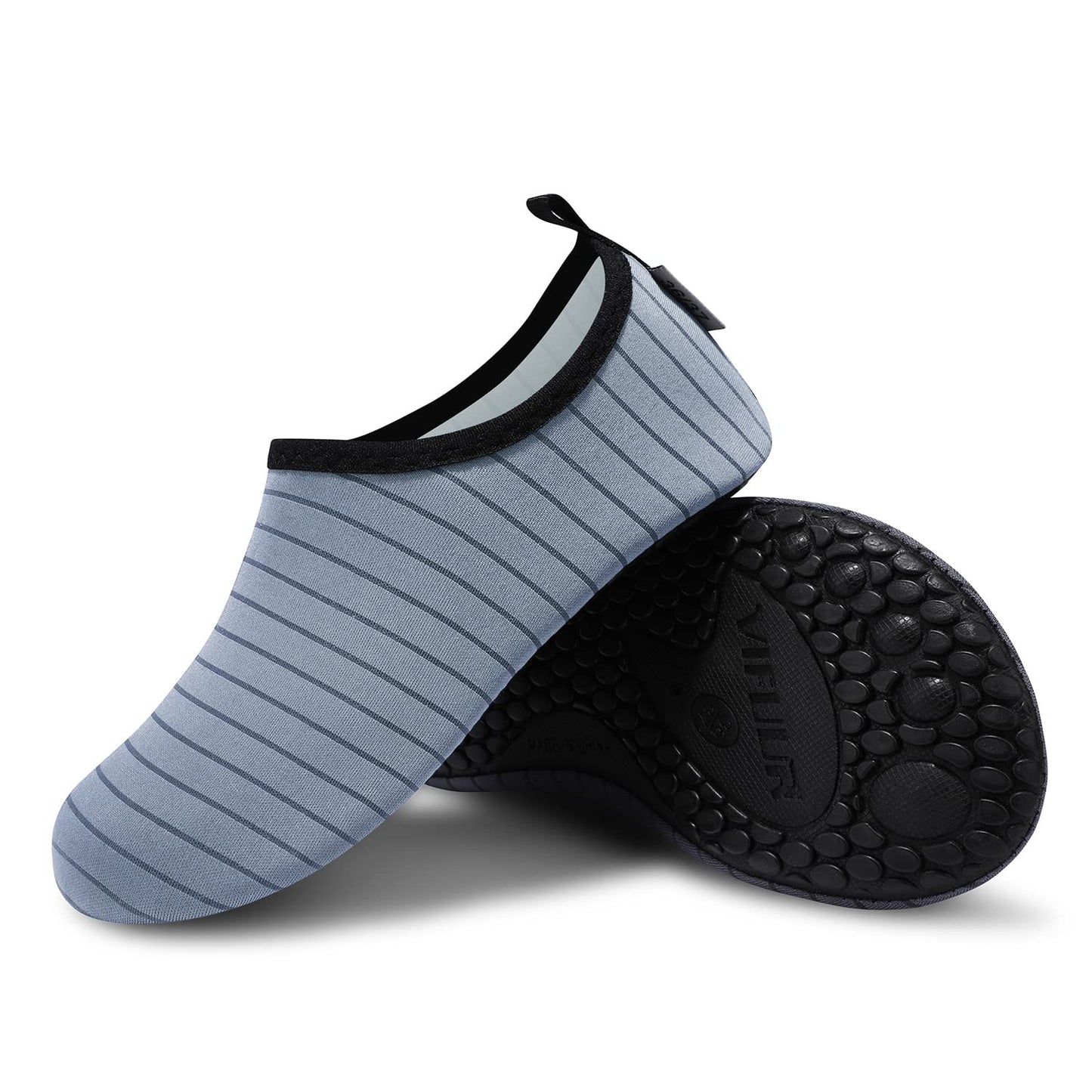 VIFUUR Water Sports Shoes Barefoot Quick-Dry Aqua Yoga Socks Slip-on for Men Women