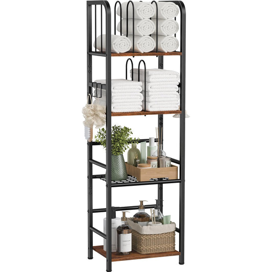 Freestanding Towel Rack – 3-Tier & 4-Tier Modern Metal Bathroom Storage