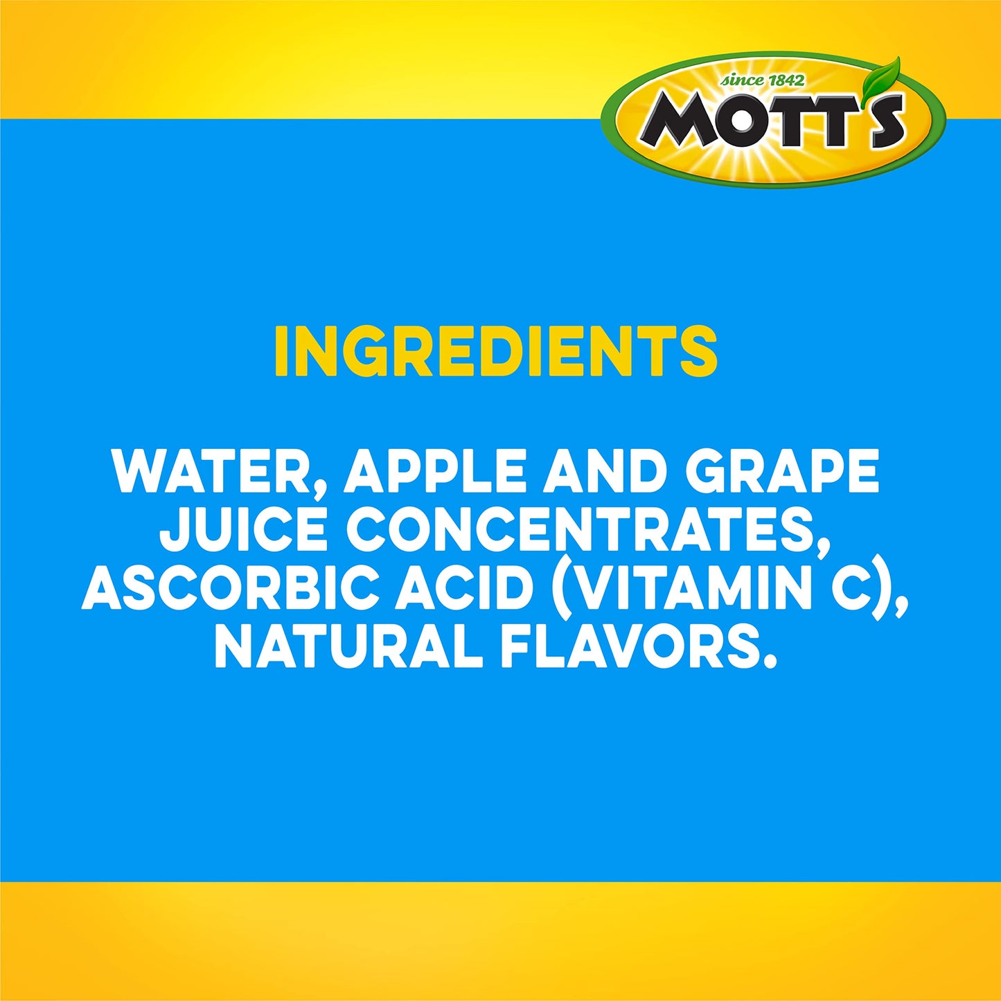 Mott's 100% Original Apple Juice, 8 Fl Oz Bottles, 24 Count (4 Packs Of 6), 2 Servings Of Fruit, 100% Fruit Juice, Gluten-free, Caffeine-free, Kosher, Contains No Artificial Colors Or Sweeteners