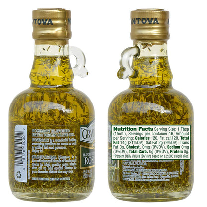 Mantova Infused Olive Oil Gift Set – 4 Flavor Variety, Cold-Pressed EVOO