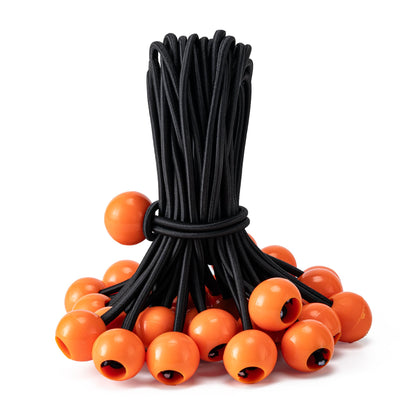 Ball Bungee Cords – 30 Pack Heavy-Duty Tarp & Canopy Tie-Downs for Outdoor Use