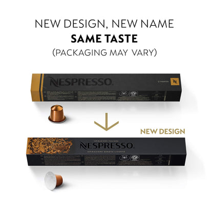 Nespresso Inspired Ispirazione Espresso Set (50 Capsules – Compatible with Original Line