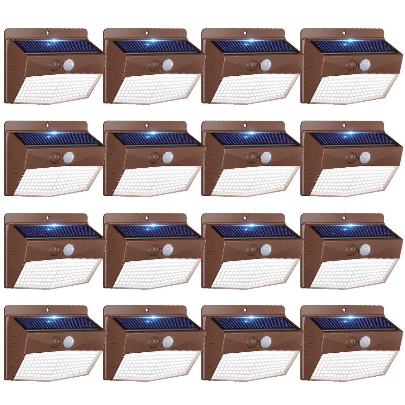 2-Pack Solar Security Lights – Motion Sensor, Waterproof