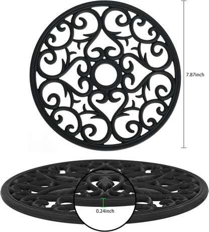 Smithcraft Silicone Trivet Mats – Set of 6 Heat-Resistant Pads for Hot Dishes, Pots & Pans