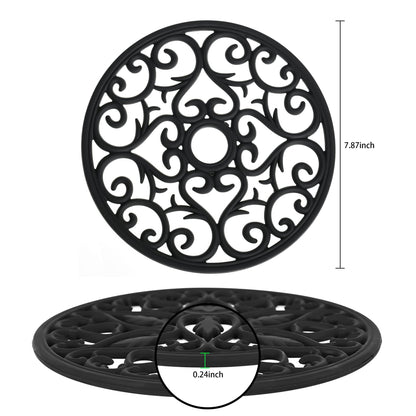 Smithcraft Silicone Trivet Mats – Set of 6 Heat-Resistant Pads for Hot Dishes, Pots & Pans