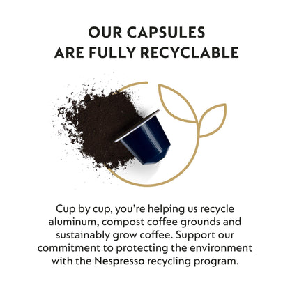 Nespresso Inspired Ispirazione Espresso Set (50 Capsules – Compatible with Original Line