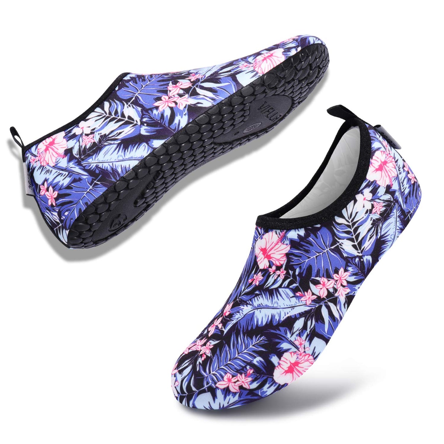 VIFUUR Wassersportschuhe Barfuß Schnelltrocknende Aqua-Yoga-Socken Slip-on für Männer Frauen