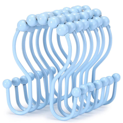 2-Pack Shower Curtain Hooks –12-Piece Each