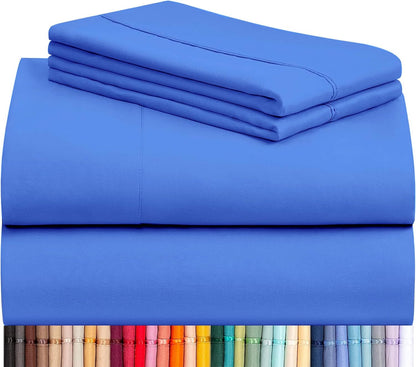LClub Luxury 4-Piece Cooling Microfiber Sheet Set
