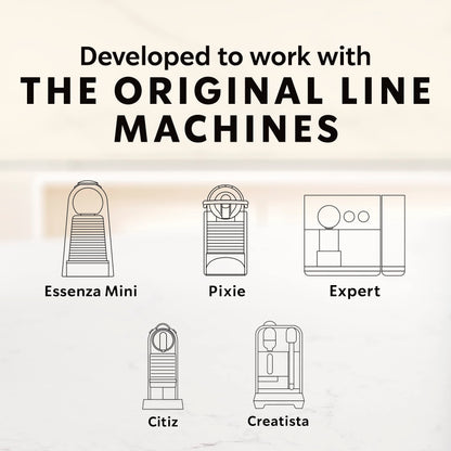 Premium Espresso Capsule Collection (50 Count – Mild or Bold) – Compatible with Nespresso Original Line Machines