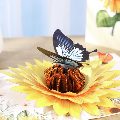 Pop Up Anniversary Card, 3D Cards 6x8 inch