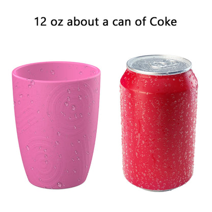 Homienly Wheat Straw Cups – Reusable, Unbreakable, Tumblers, Stackable & Dishwasher Safe