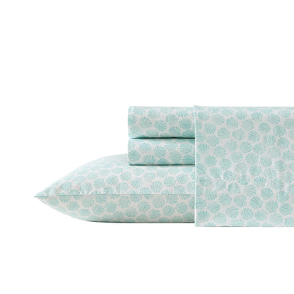 Laura Ashley - Sheet Set, Breathable Cotton Percale Bedding with Matching Pillowcases, Soft Home Decor