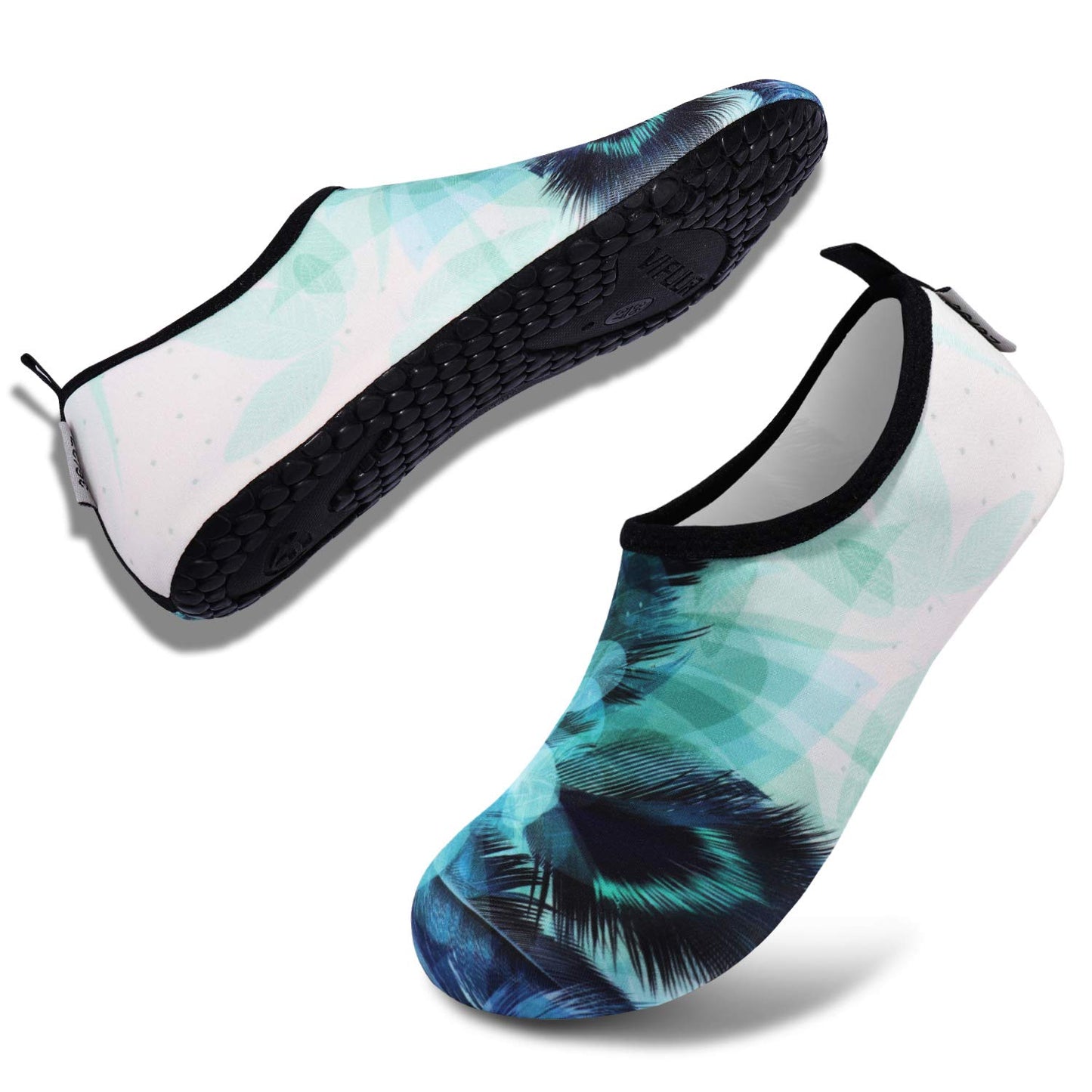 VIFUUR Water Sports Shoes Barefoot Quick-Dry Aqua Yoga Socks Slip-on for Men Women