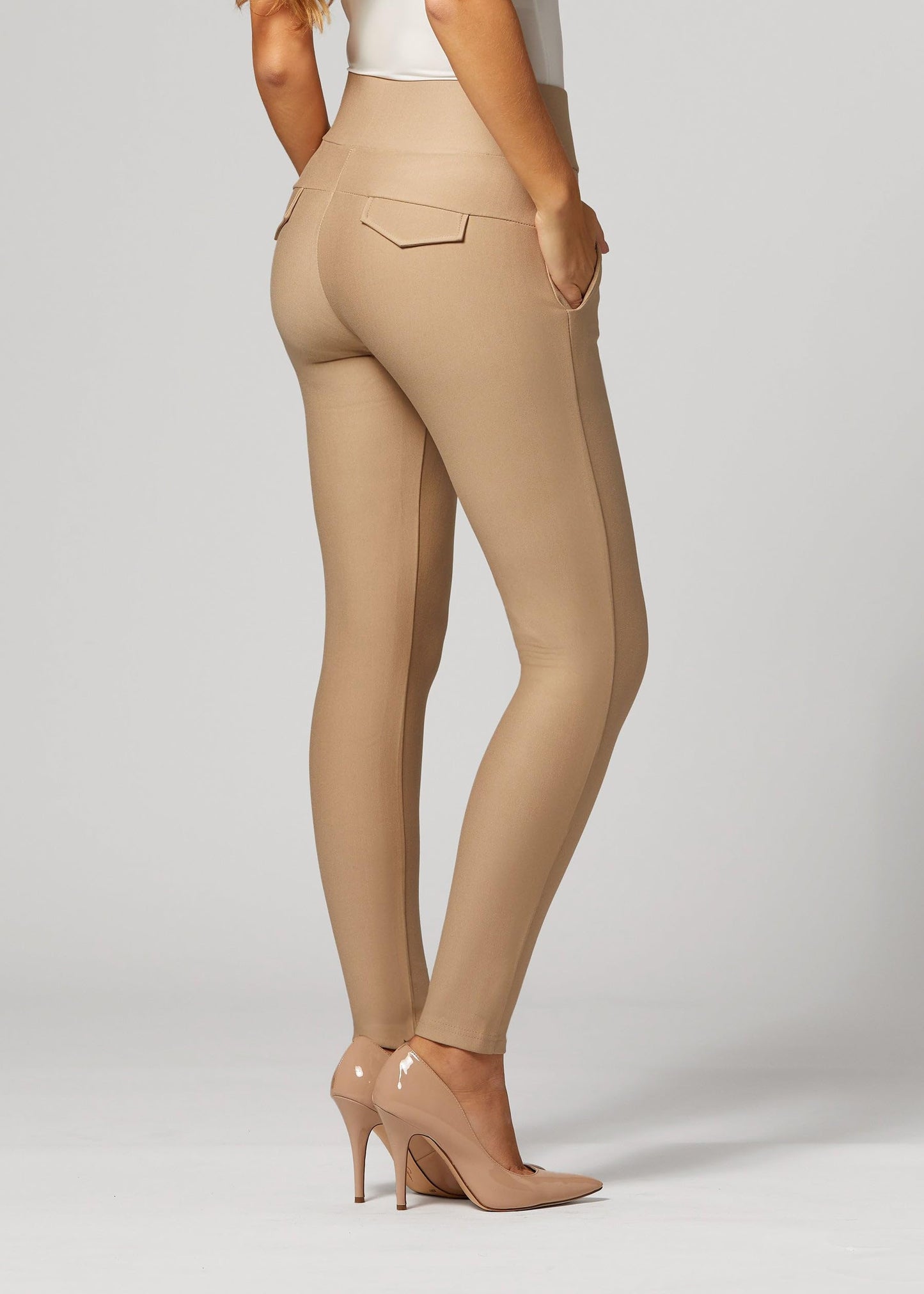 Pantalon habillé Conceited pour femme - Extensible - Contrôle du ventre - Confort toute la journée - Pantalon pour femme en taille standard et grande