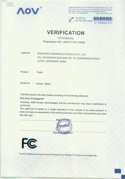 Kaito KA500BU 5-Way Powered Emergency AM/FM/SW Weather Alert Radio, Blue