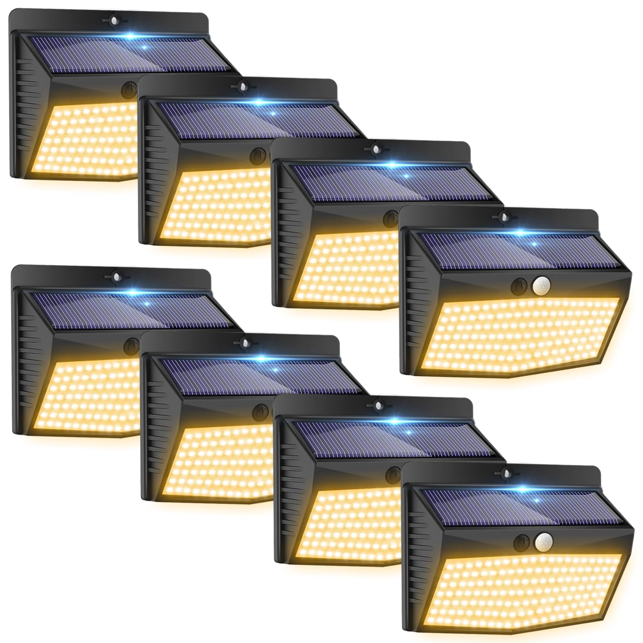 2-Pack Solar Security Lights – Motion Sensor, Waterproof