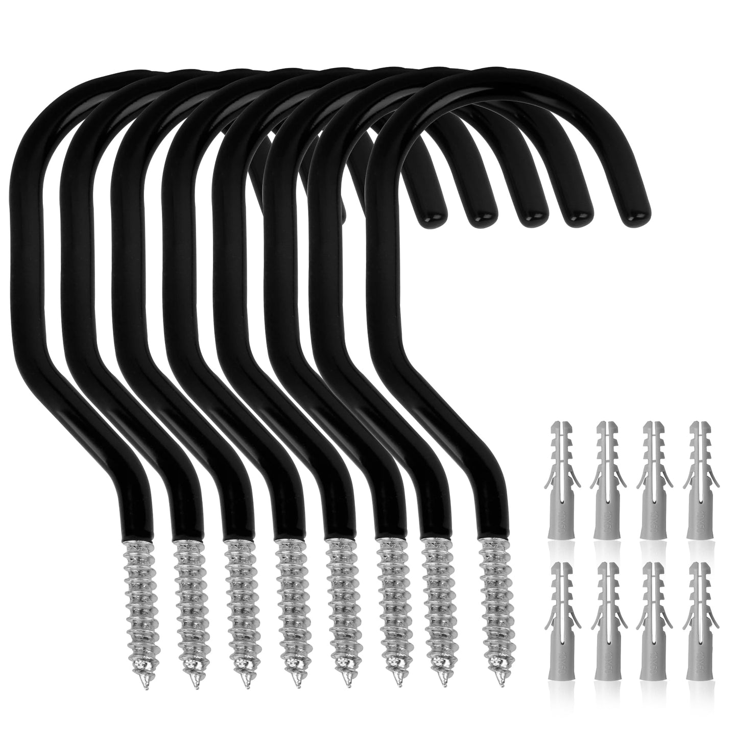 Heavy Duty Hook, Loading Capacity 100 LBS, 6 inch, Hooks for Garage Wall and Garage Ceiling