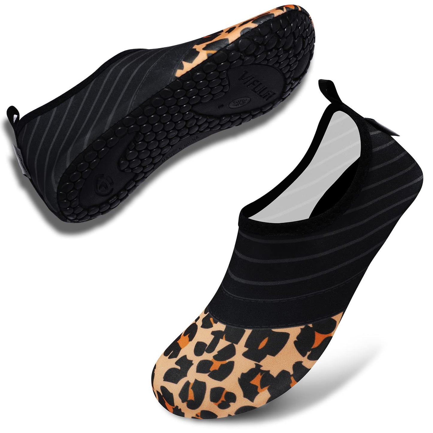 VIFUUR Wassersportschuhe Barfuß Schnelltrocknende Aqua-Yoga-Socken Slip-on für Männer Frauen