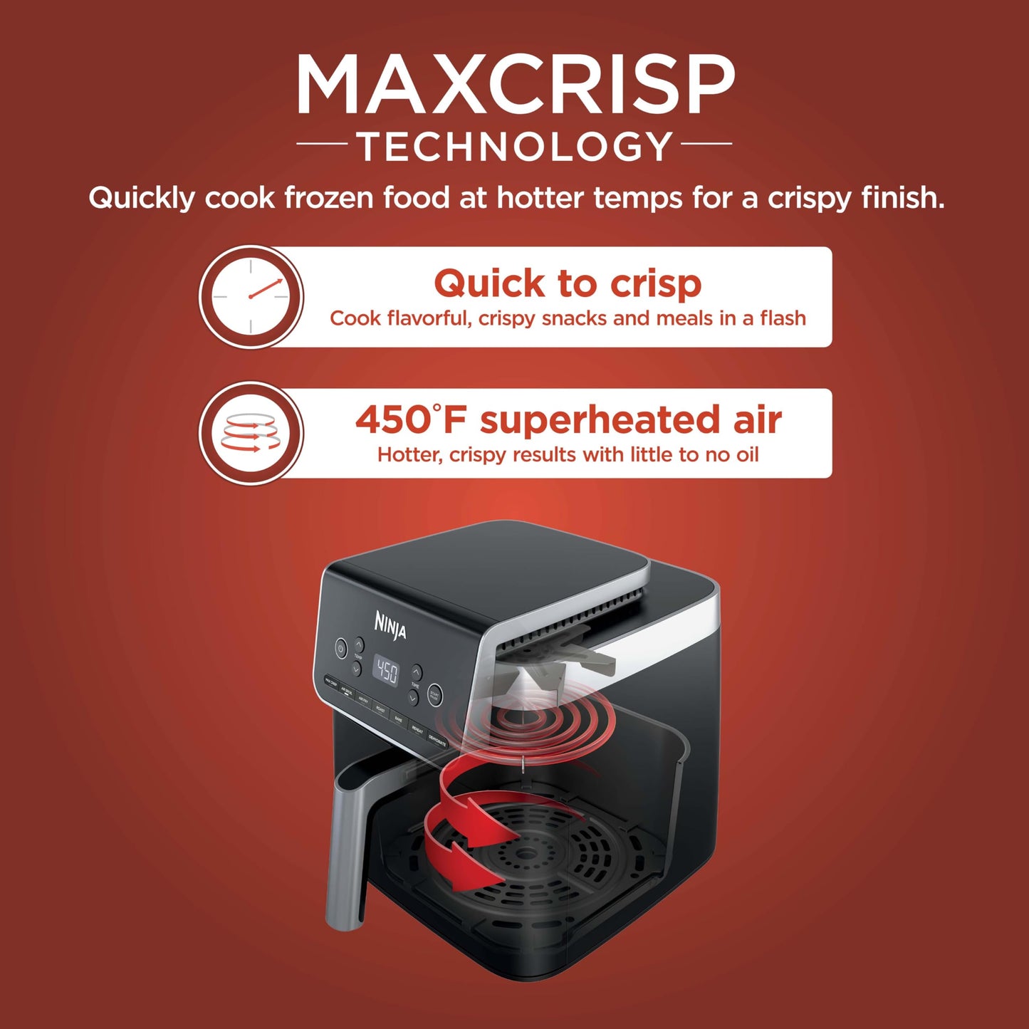 Ninja Air Fryer Pro 4-in-1 – Air Fry, Roast, Reheat, Dehydrate – AF141