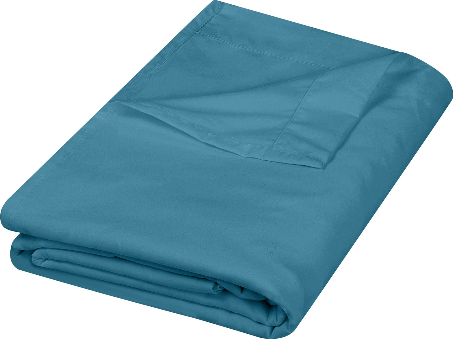 Draps plats Utopia Bedding - Lot de 6 - Tissu en microfibre brossé doux - Draps supérieurs résistants au rétrécissement et à la décoloration - Entretien facile (Queen, Blanc) 