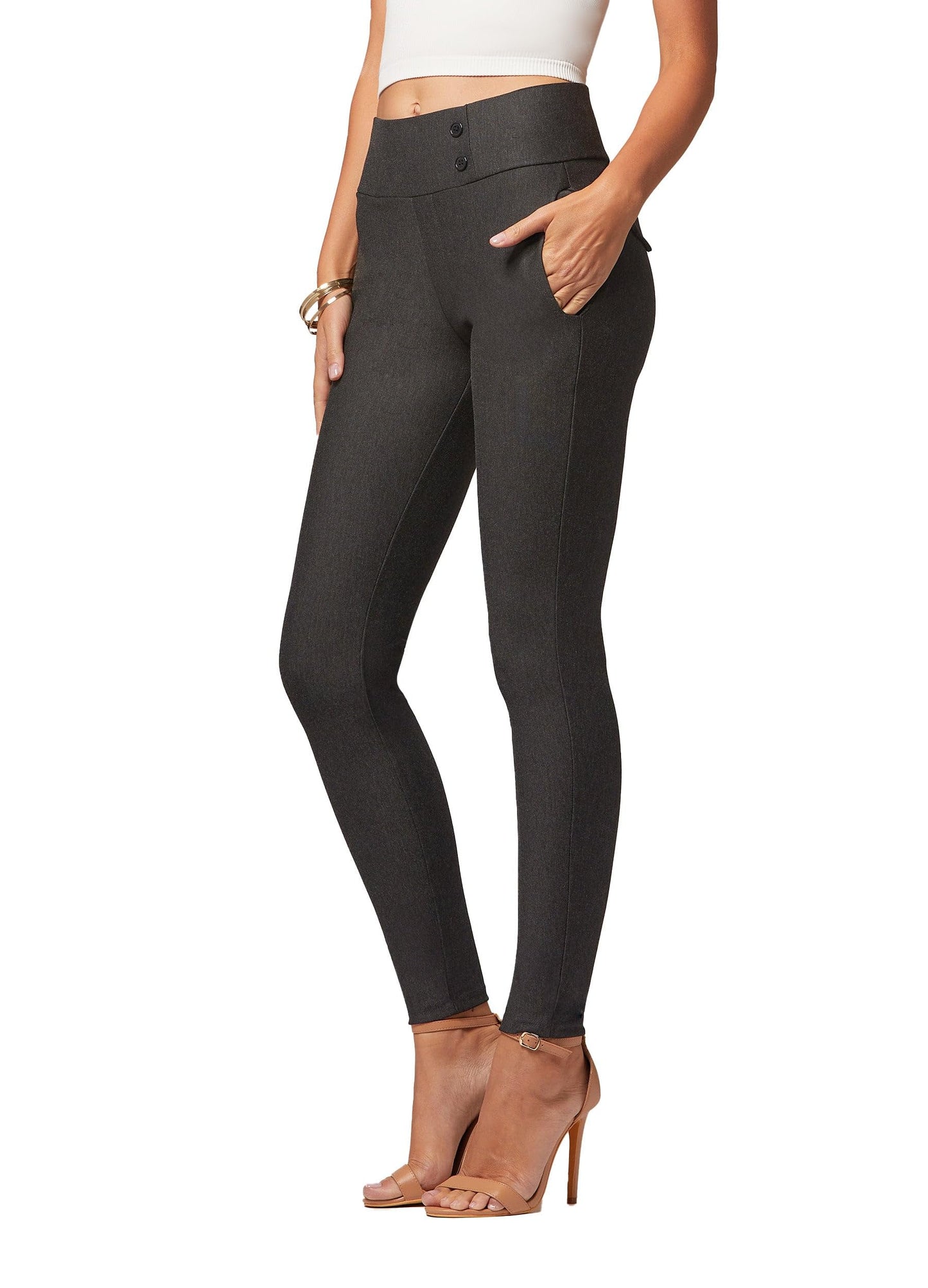 Pantalon habillé Conceited pour femme - Extensible - Contrôle du ventre - Confort toute la journée - Pantalon pour femme en taille standard et grande