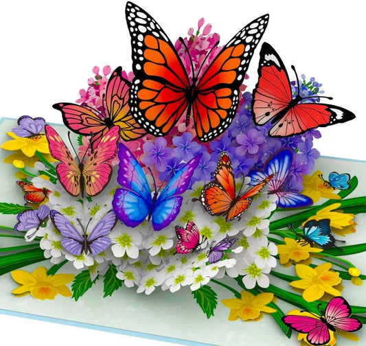 Hartensteler® Butterflies in Nature Pop Up Card - 3D Butterfly Card.