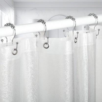 2-Pack Shower Curtain Hooks –12-Piece Each