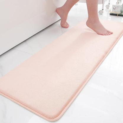 Smiry Memory Foam Bath Mat – Ultra Soft, Absorbent, Non-Slip Rug for Bathroom