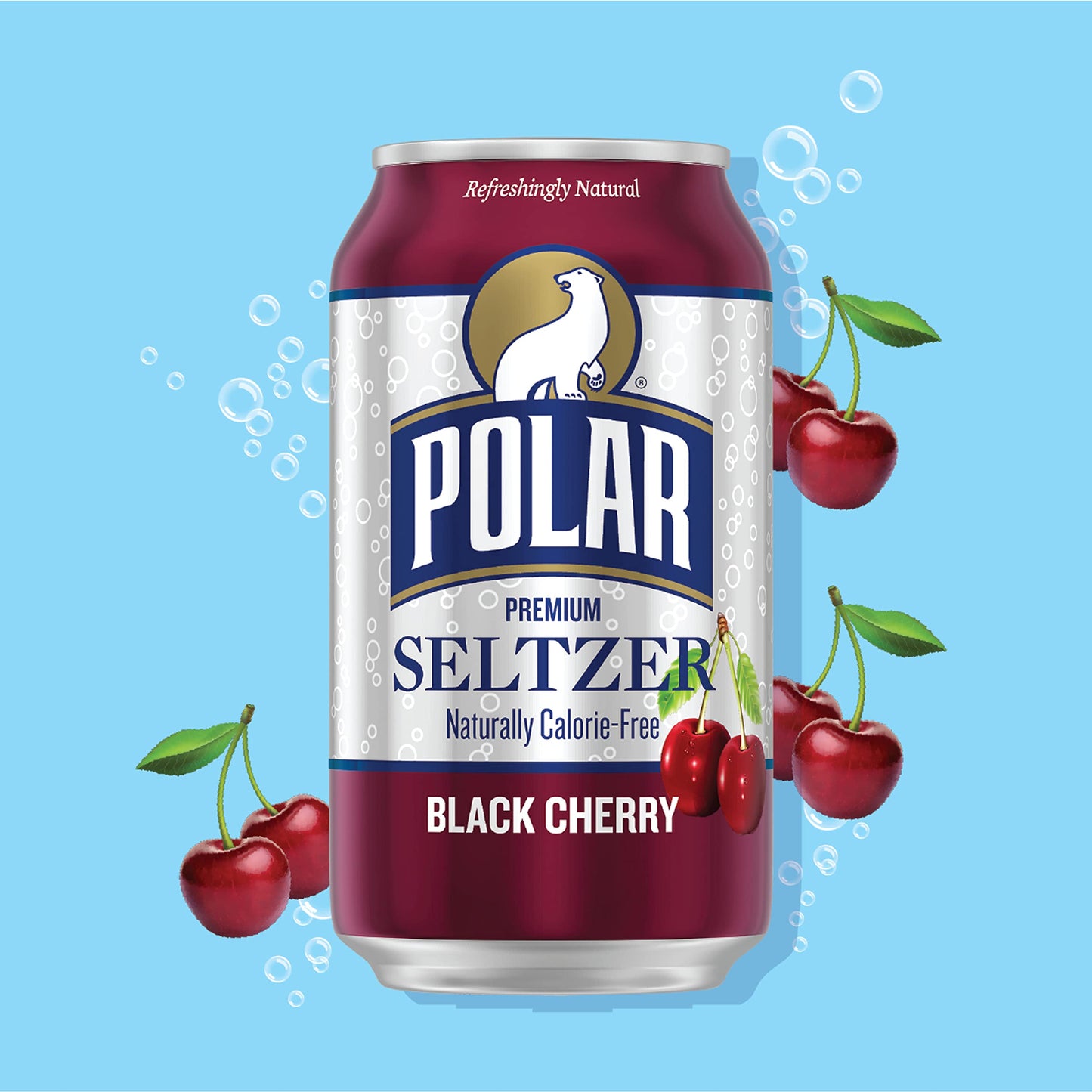 Polar Seltzer Water Original, 12 fl oz Dosen, 18er Packung 