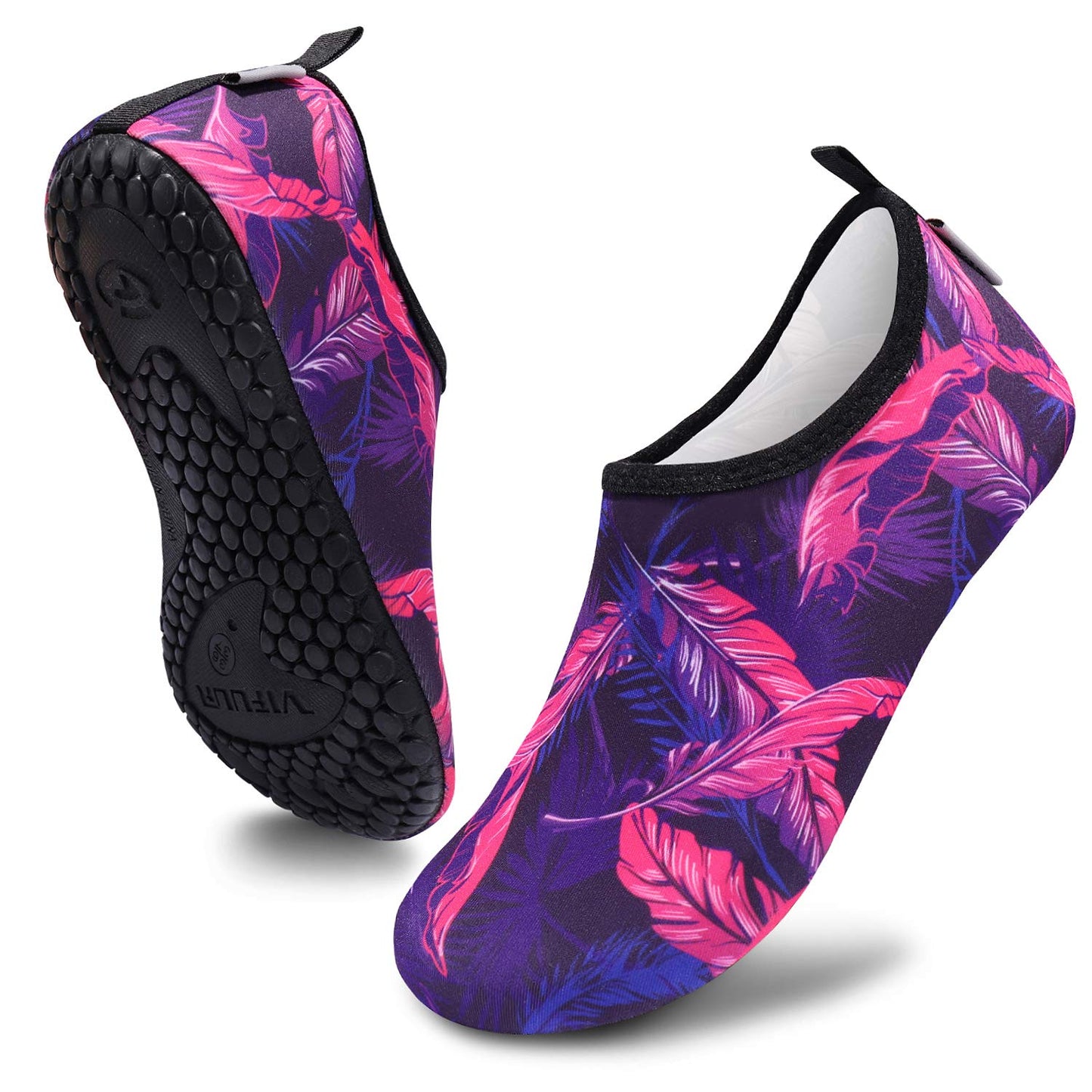 VIFUUR Wassersportschuhe Barfuß Schnelltrocknende Aqua-Yoga-Socken Slip-on für Männer Frauen