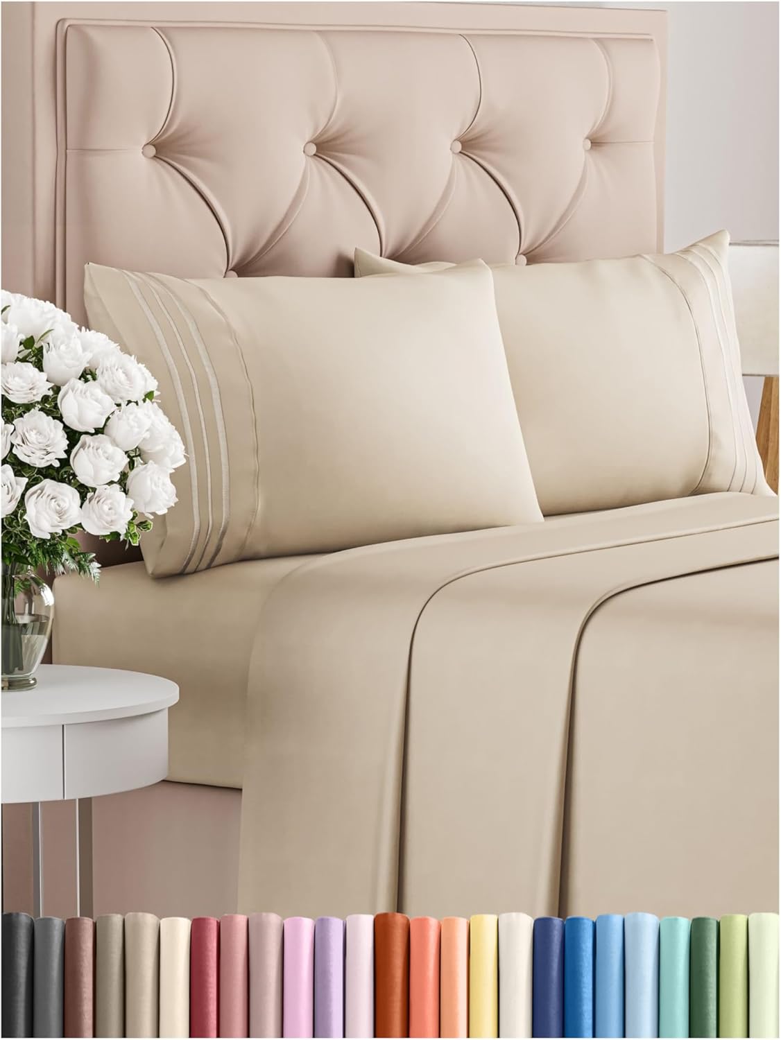 Luxury 4-Piece Cooling Sheet Set