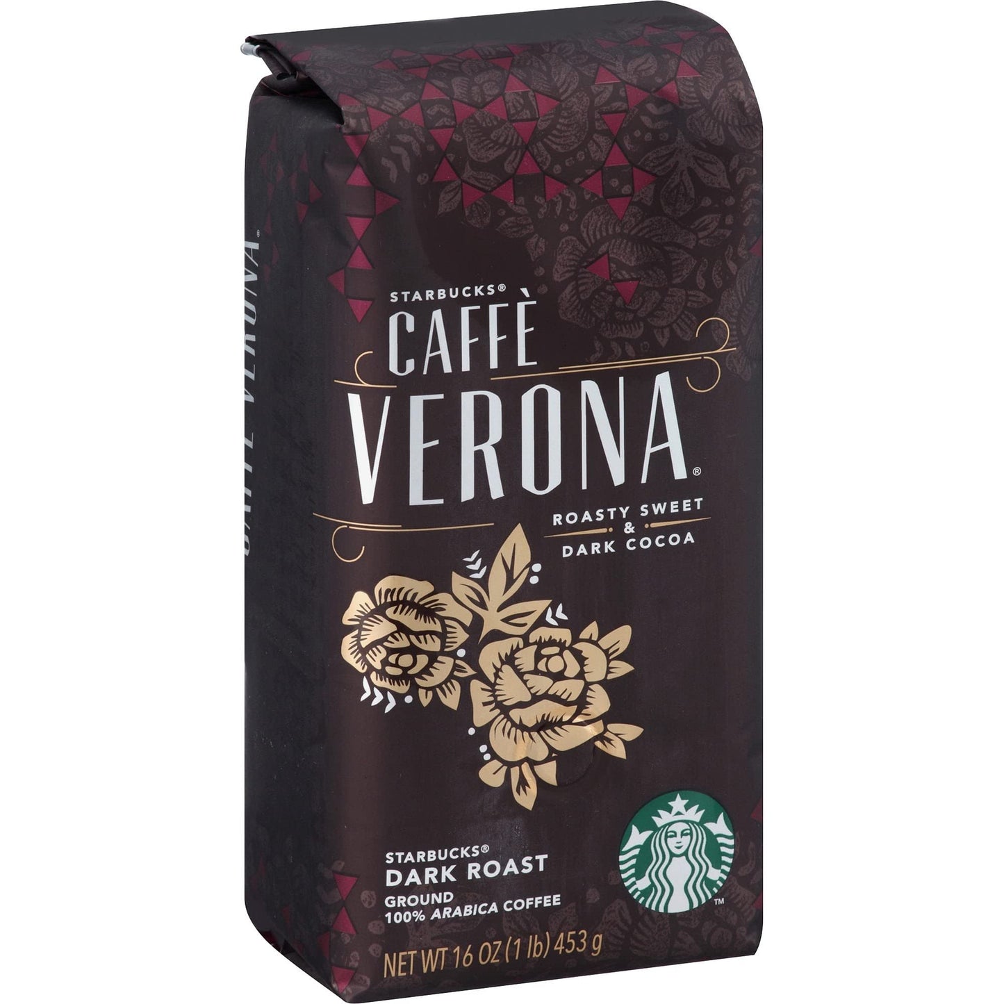 Café moulu Starbucks, café torréfié foncé, torréfaction française, 100 % arabica, 1 sac (28 oz) 