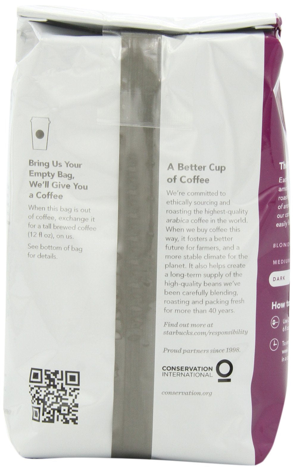 Starbucks gemahlener Kaffee, dunkler Röstkaffee, French Roast, 100 % Arabica, 1 Beutel (28 oz) 