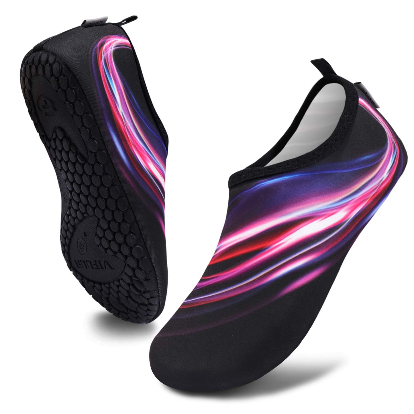 VIFUUR Wassersportschuhe Barfuß Schnelltrocknende Aqua-Yoga-Socken Slip-on für Männer Frauen